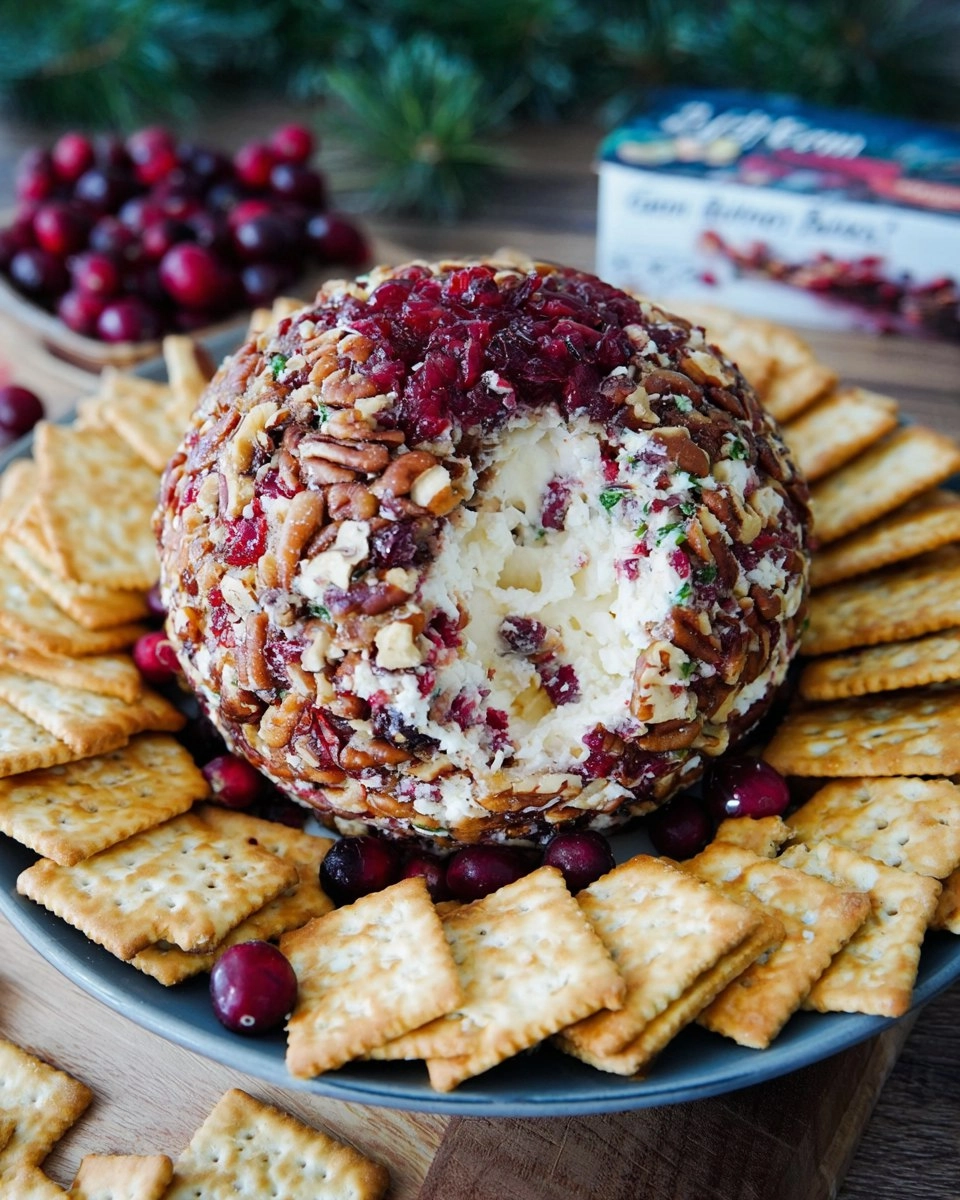 Cranberry Pecan Cheese Ball