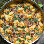 Creamy-Spinach-and-Mushroom-Gnocchi-Recipe