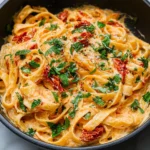 Creamy Vegan Sun-Dried Tomato Pasta 113 Creamy-Vegan-Sun-Dried-Tomato-Pasta-Recipe
