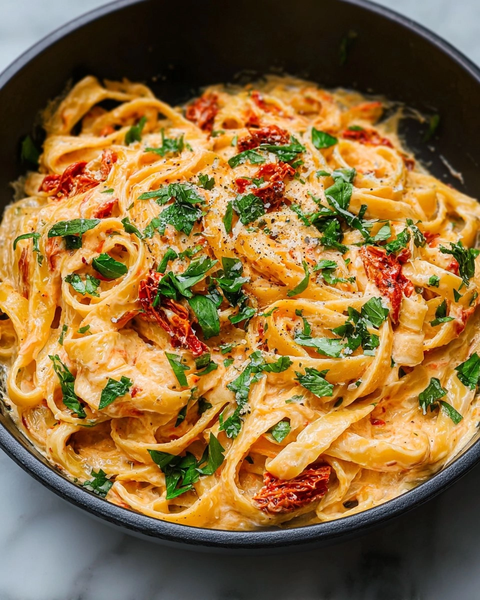 Creamy Vegan Sun-Dried Tomato Pasta 110 Creamy Vegan Sun-Dried Tomato Pasta