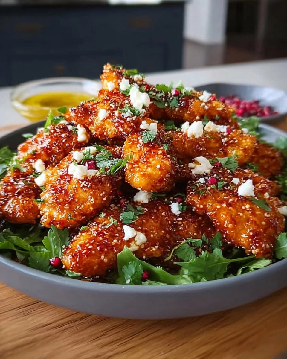 Crispy Hot Honey Feta Chicken 132 Crispy Hot Honey Feta Chicken
