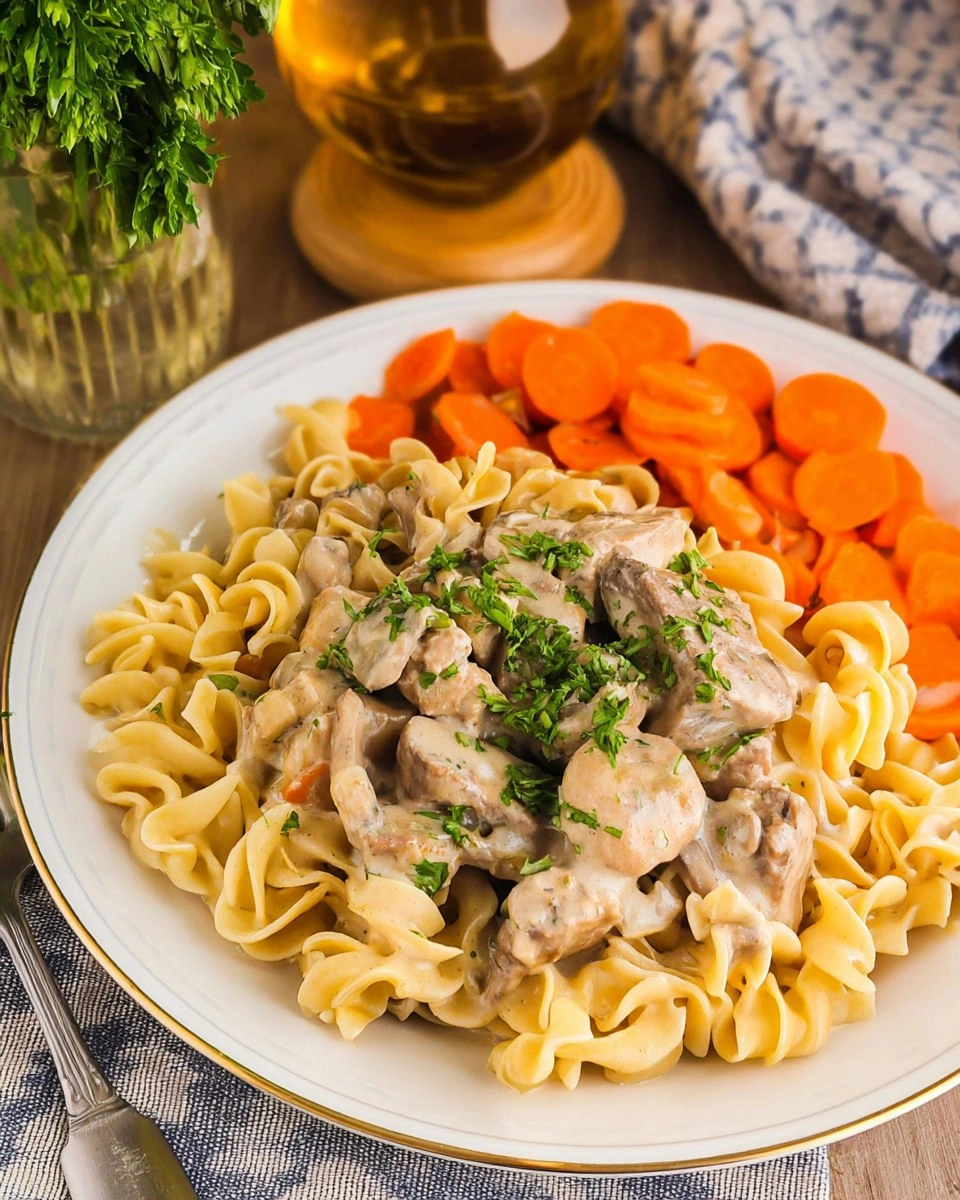 Crockpot Beef Stroganoff