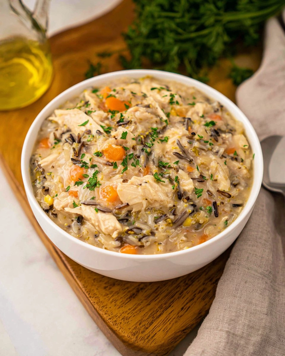 Crockpot Chicken and Wild Rice Soup 112 Crockpot Chicken and Wild Rice Soup