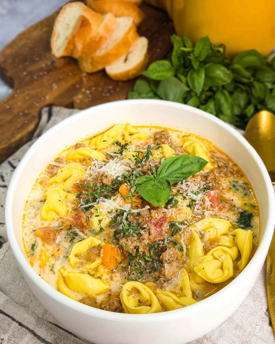 Crockpot Sausage Tortellini Soup 116 Crockpot Sausage Tortellini Soup