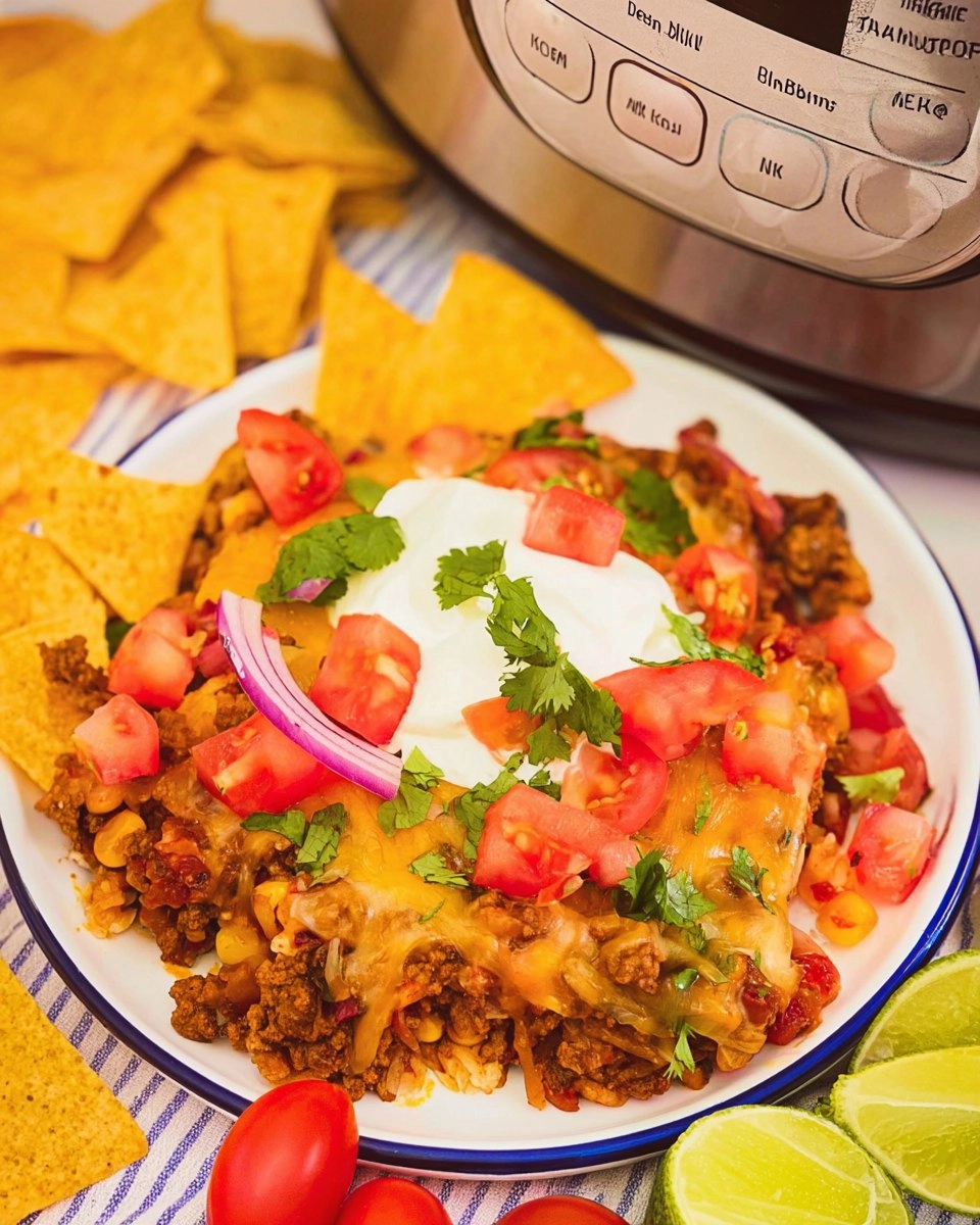 Crockpot Taco Casserole