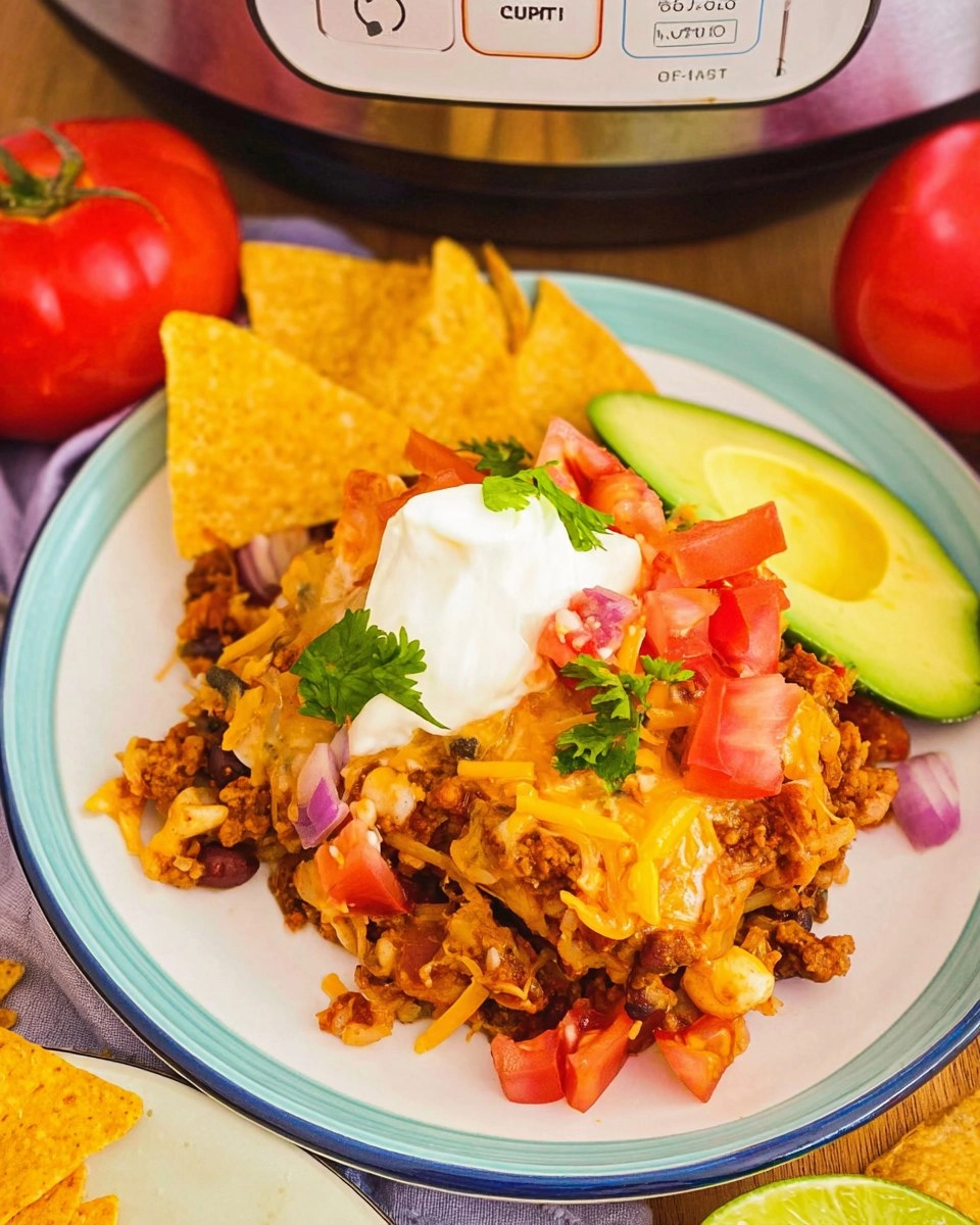 Crockpot Taco Casserole