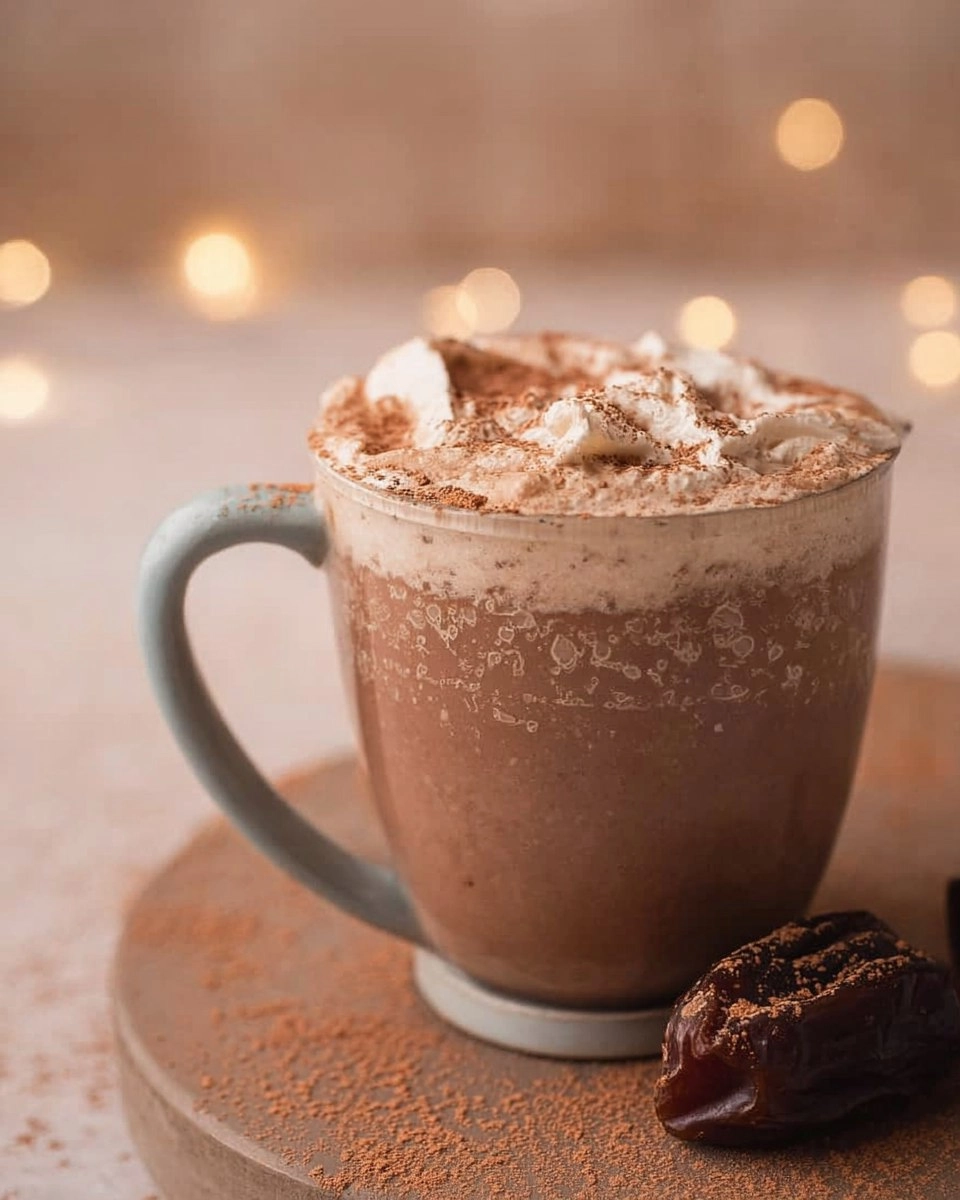 Date Sweetened Hot Chocolate (Naturally Creamy)