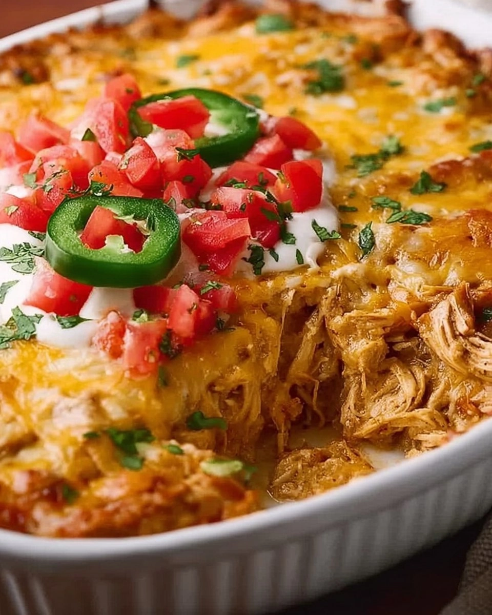 Easy Chicken Fajita Casserole