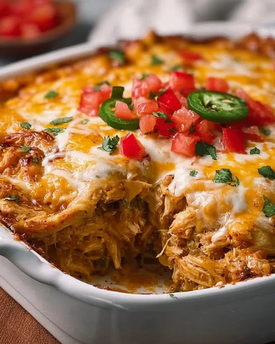 Easy Chicken Fajita Casserole