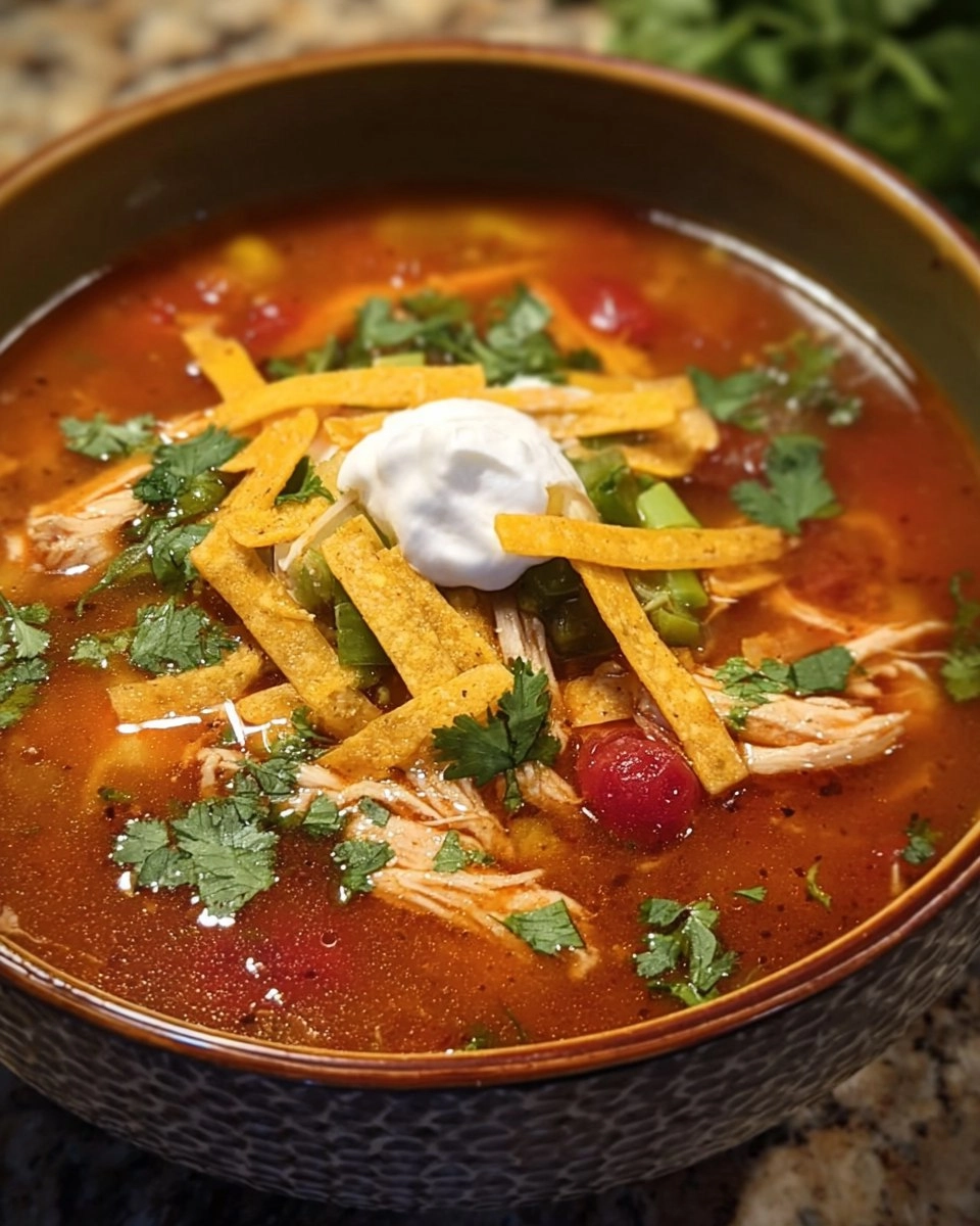Easy Chicken Tortilla Soup 126 Easy Chicken Tortilla Soup