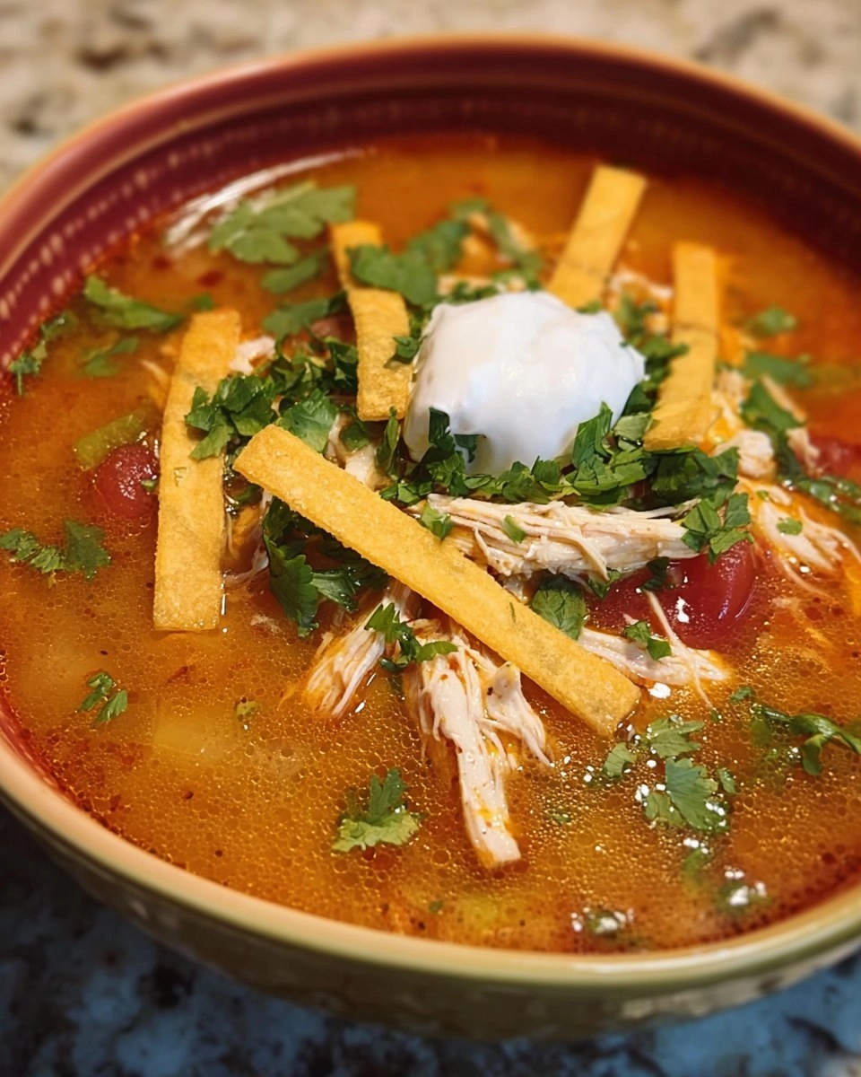Easy Chicken Tortilla Soup 127 Easy Chicken Tortilla Soup