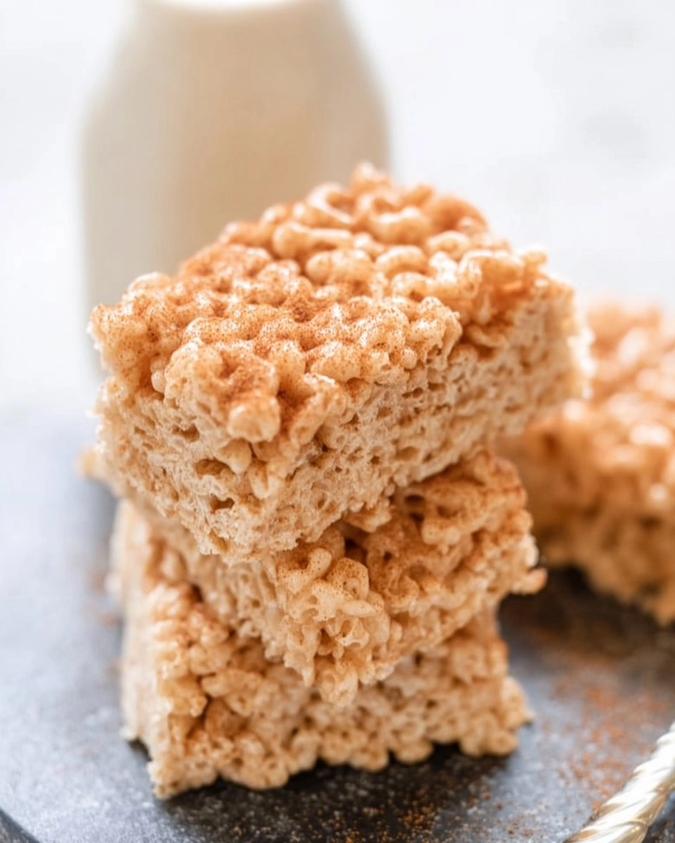 Easy Churro Rice Krispie Treats with Cinnamon Sugar Crunch