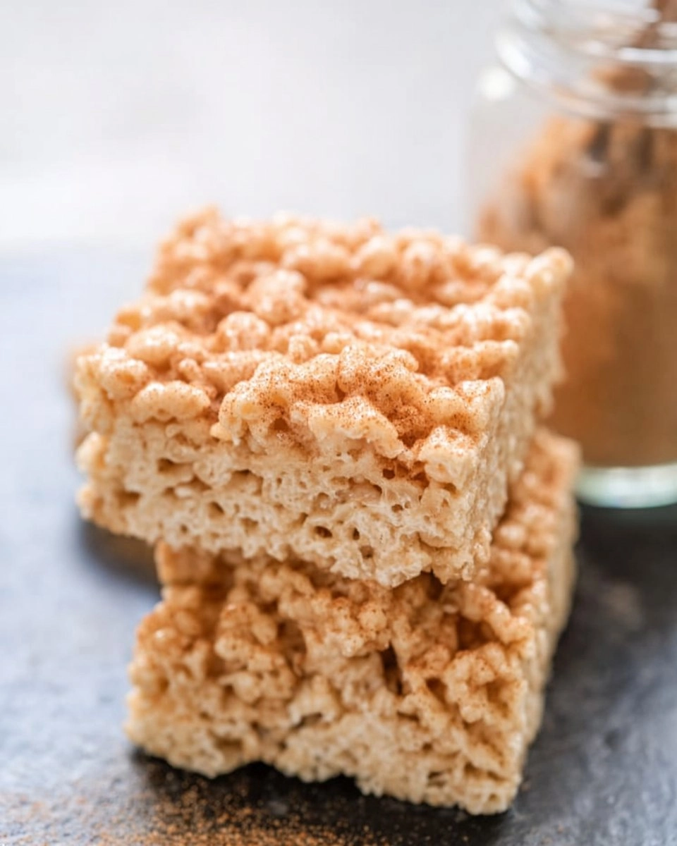 Easy Churro Rice Krispie Treats with Cinnamon Sugar Crunch