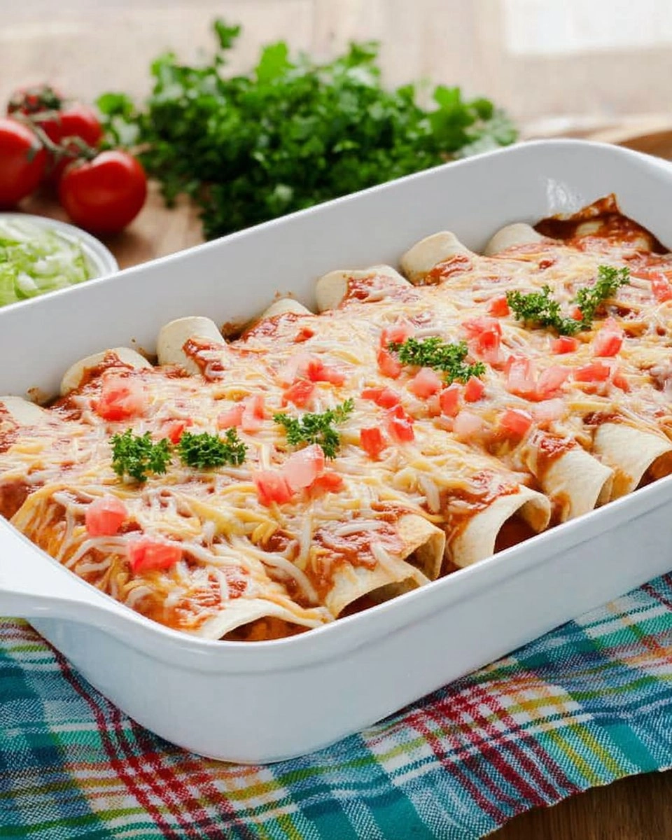 Easy Healthy Chicken Enchiladas