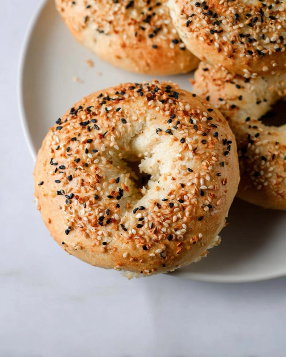 Easy High Protein Bagels