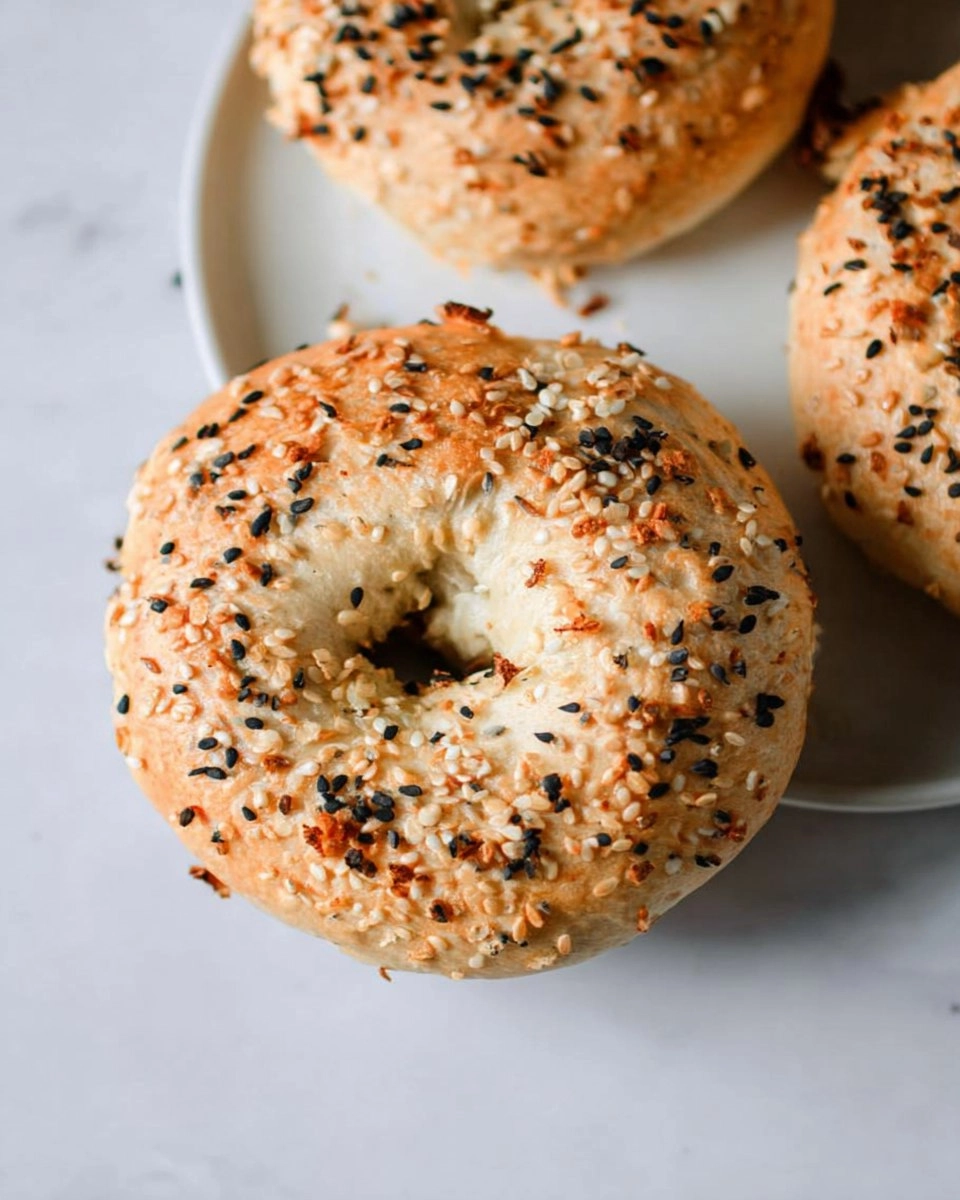 Easy High Protein Bagels