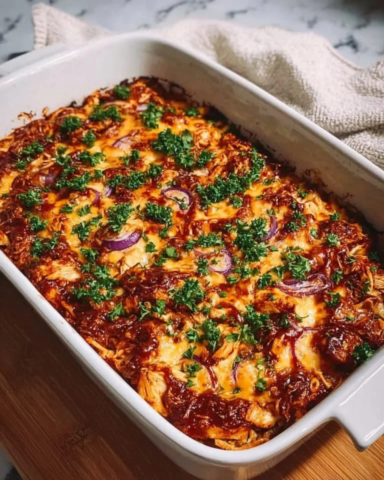 Easy-Keto-BBQ-Chicken-Casserole-Recipe