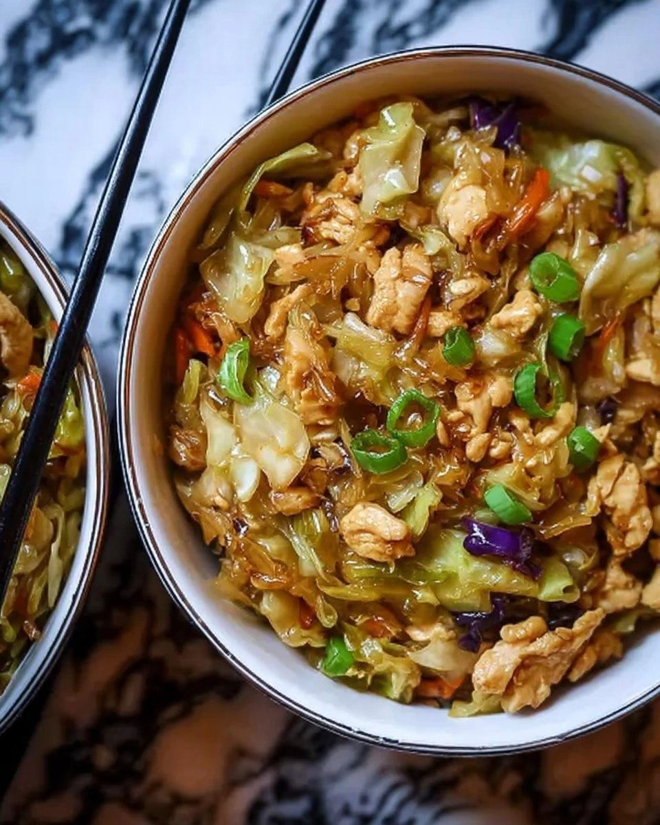 Egg Roll Bowls with Chicken and Cabbage 96 Egg Roll Bowls with Chicken and Cabbage