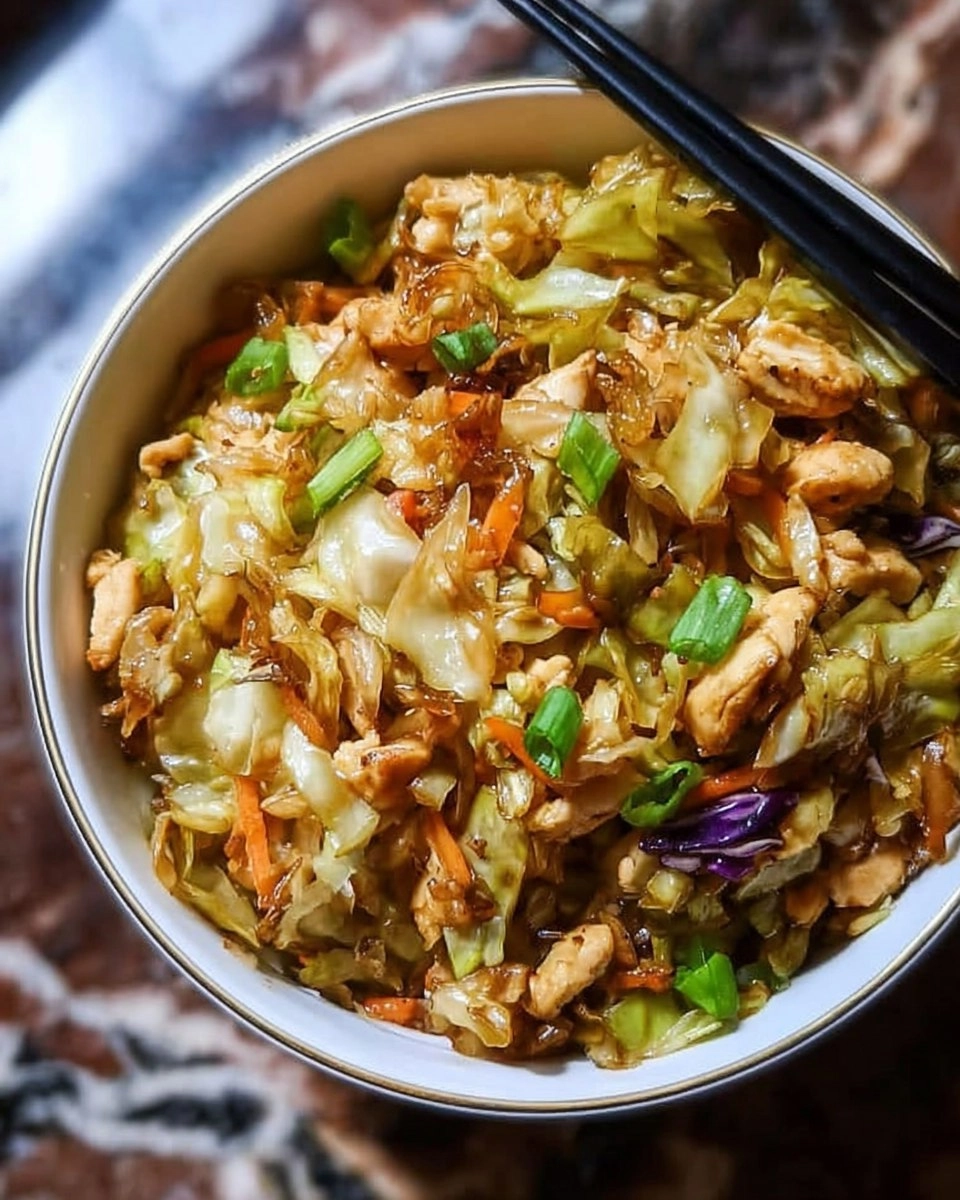 Egg Roll Bowls with Chicken and Cabbage 97 Egg Roll Bowls with Chicken and Cabbage