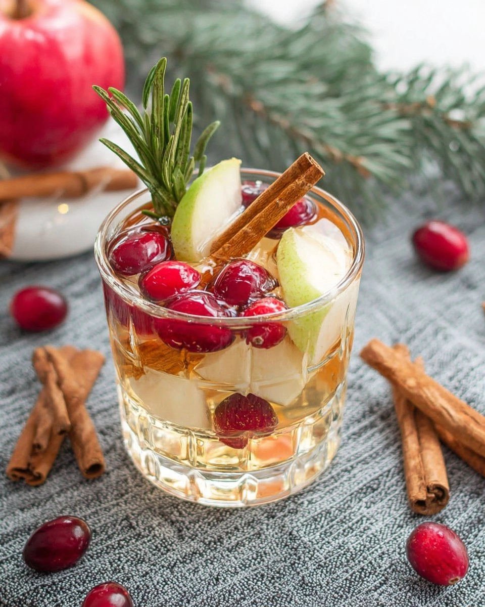 Festive White Christmas Sangria
