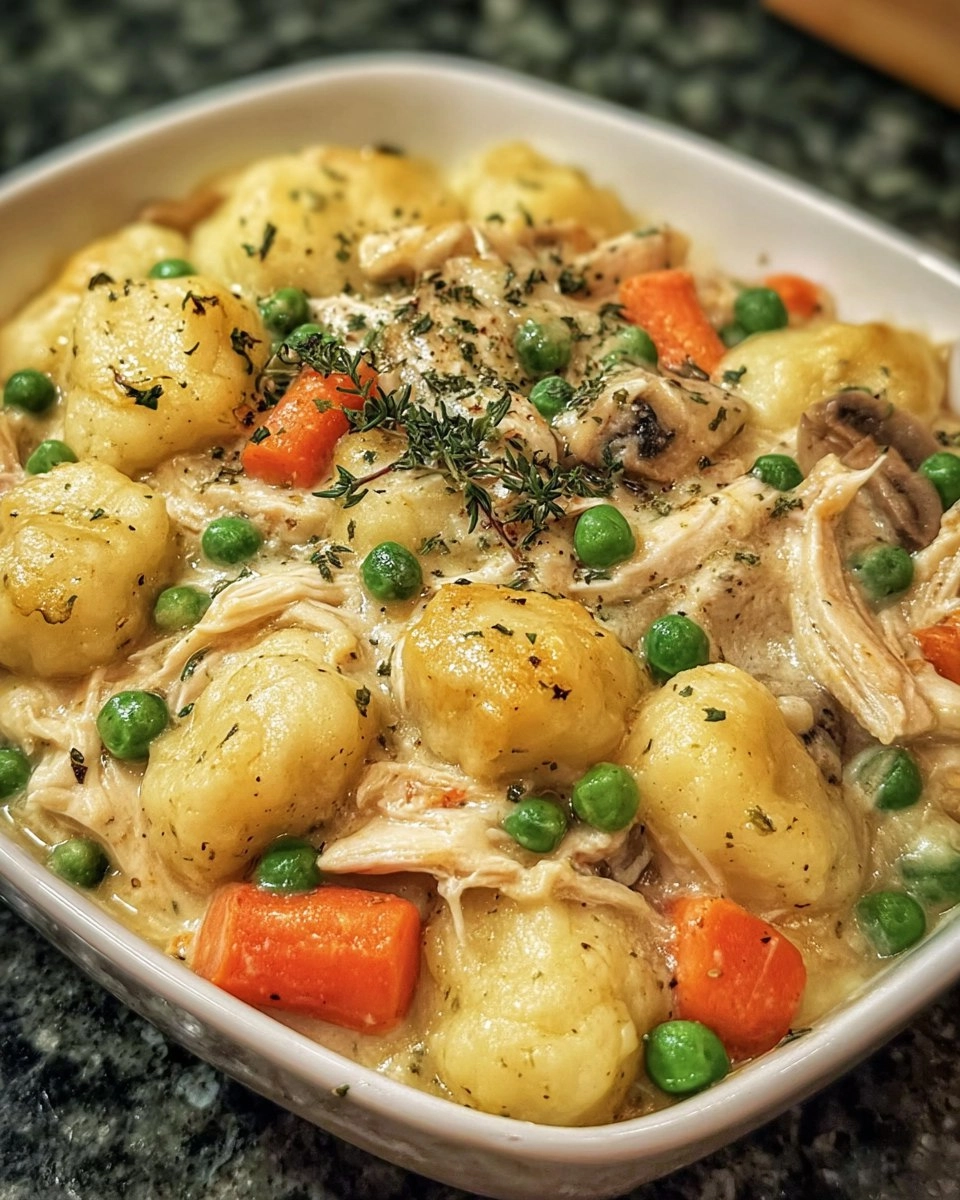 Gnocchi Chicken Pot Pie