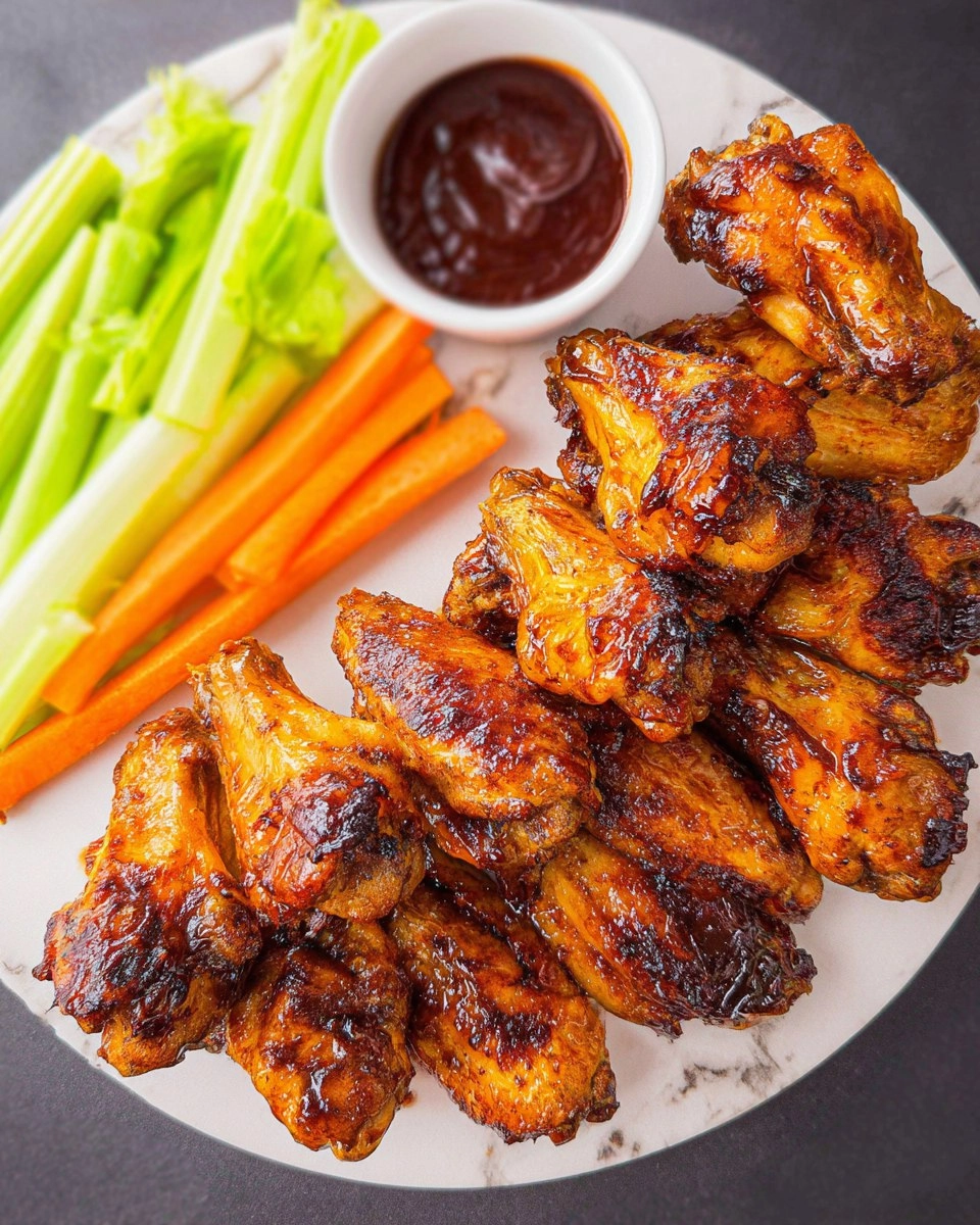 Healthy BBQ Chicken Wings