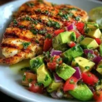 Healthy-Cilantro-Lime-Chicken-with-Avocado-Salsa-Recipe
