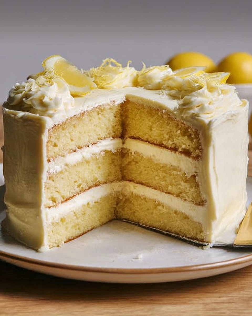 Lemon Mascarpone Cake: Moist Lemon Layers with Fluffy Cream