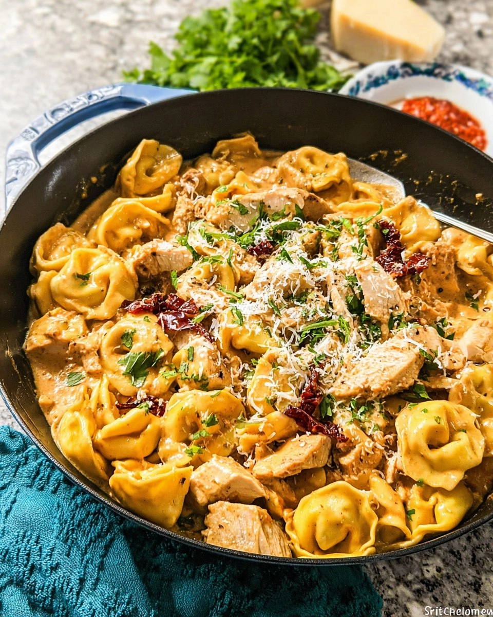 Marry Me Chicken Tortellini (Creamy Mexican Chipotle Sauce)