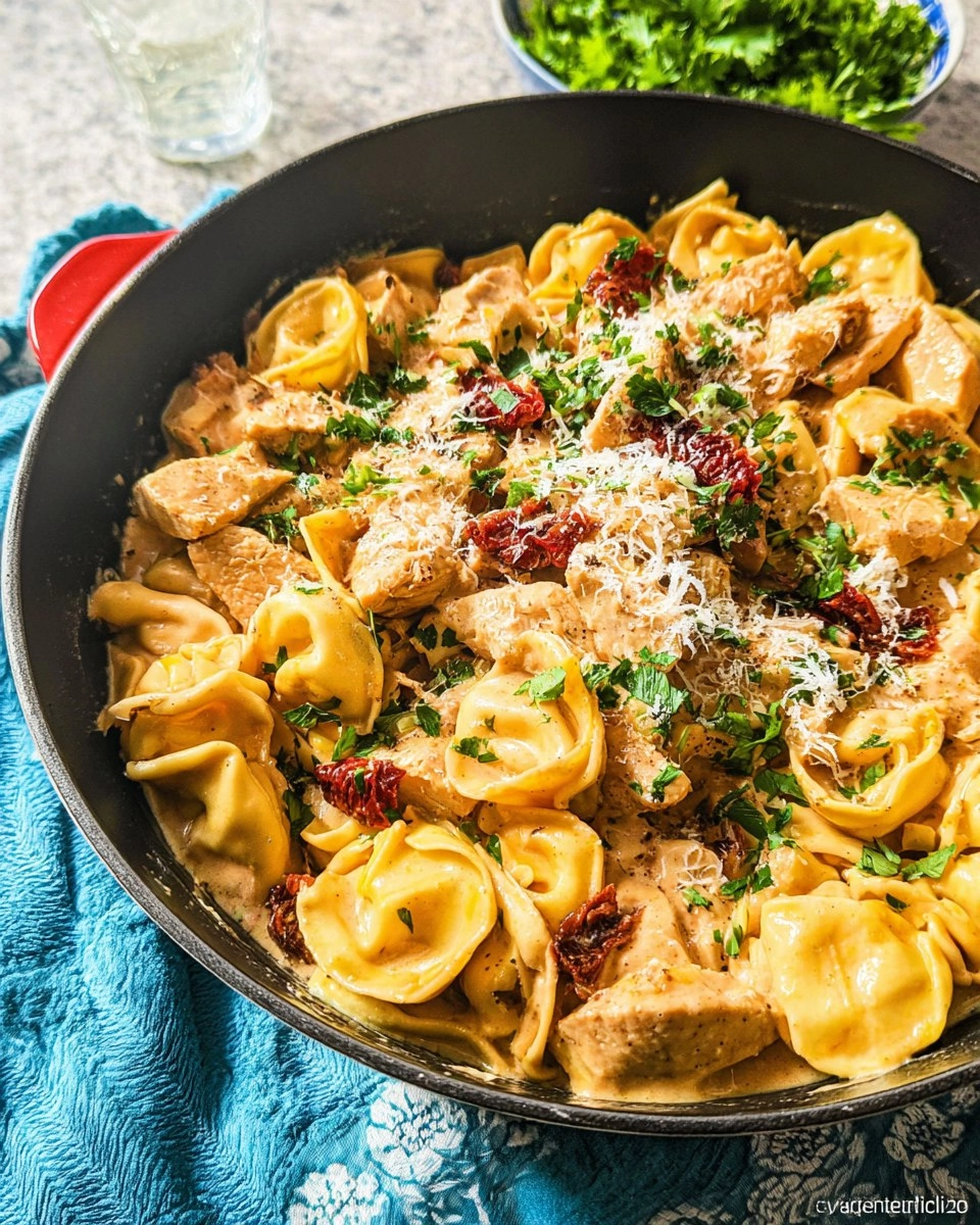 Marry Me Chicken Tortellini (Creamy Mexican Chipotle Sauce)