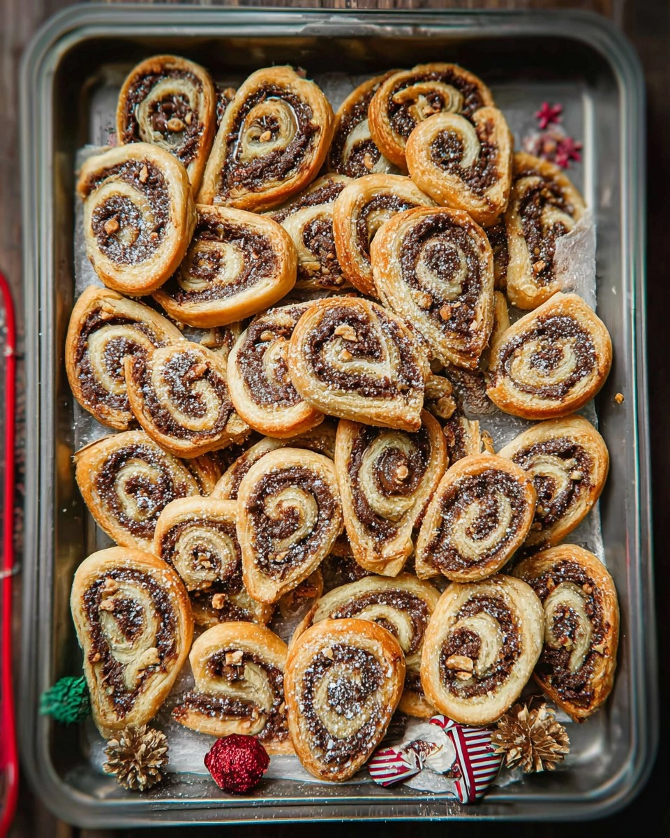 Nutella and Hazelnut Palmiers