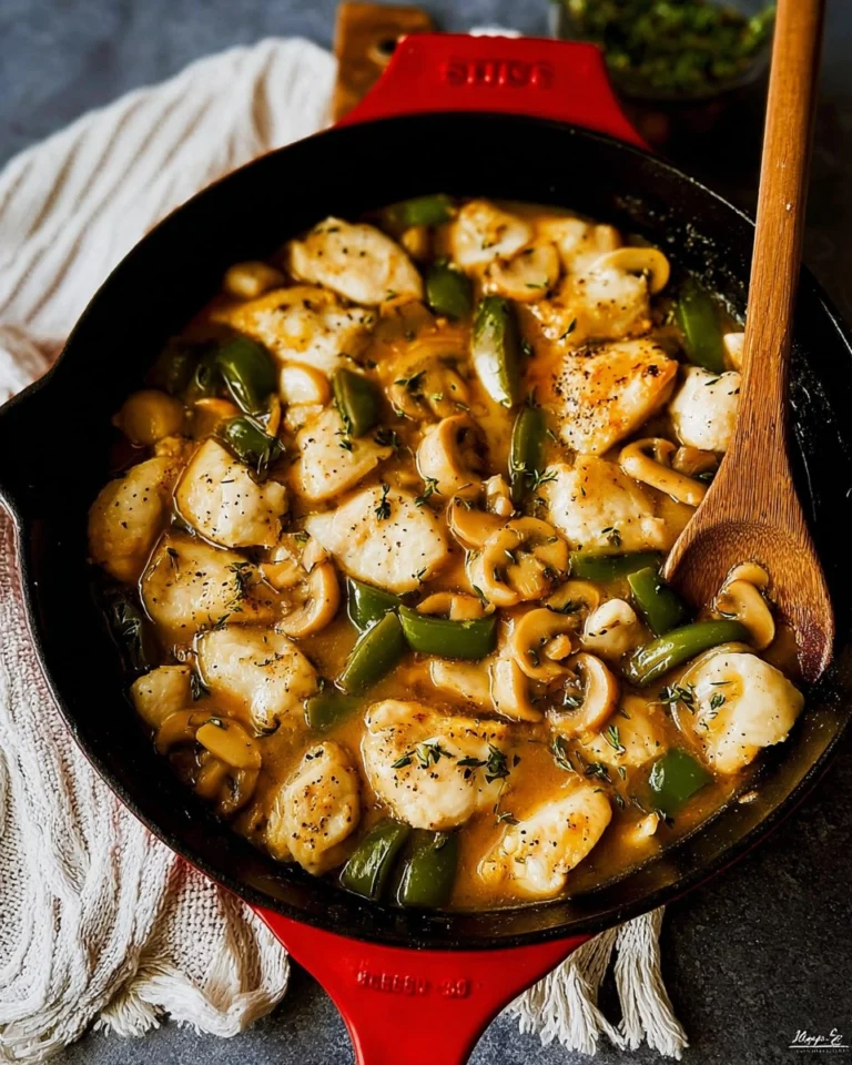 Onion-Soup-Gravy-Chicken-Skillet-Recipe