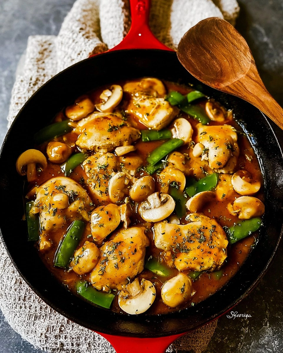 Onion Soup Gravy Chicken Skillet