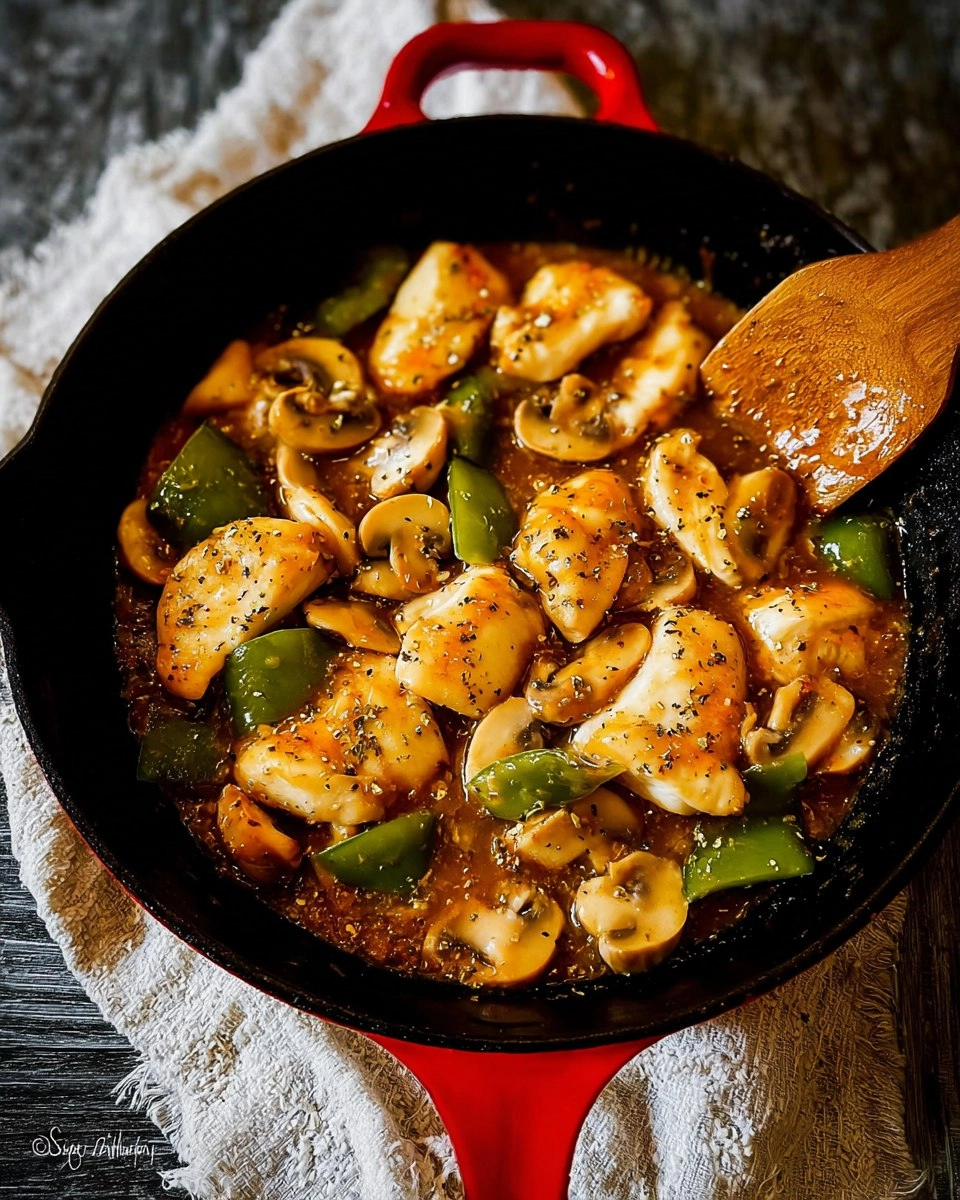 Onion Soup Gravy Chicken Skillet