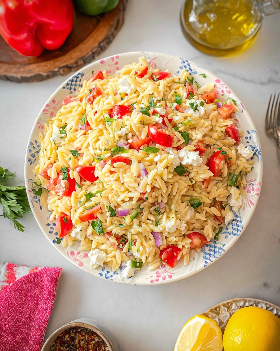 Orzo Lemon Salad