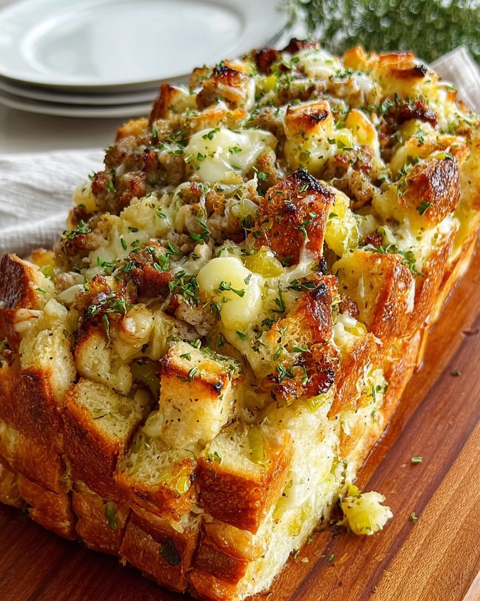 Pull-Apart Stuffing Bread