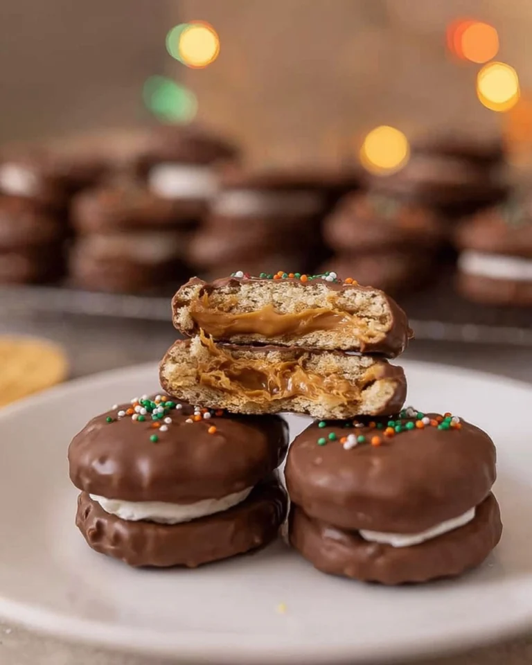 Ritz-Peanut-Butter-Cookies-Easy-No-Bake-Chocolate-Sandwiches-Recipe