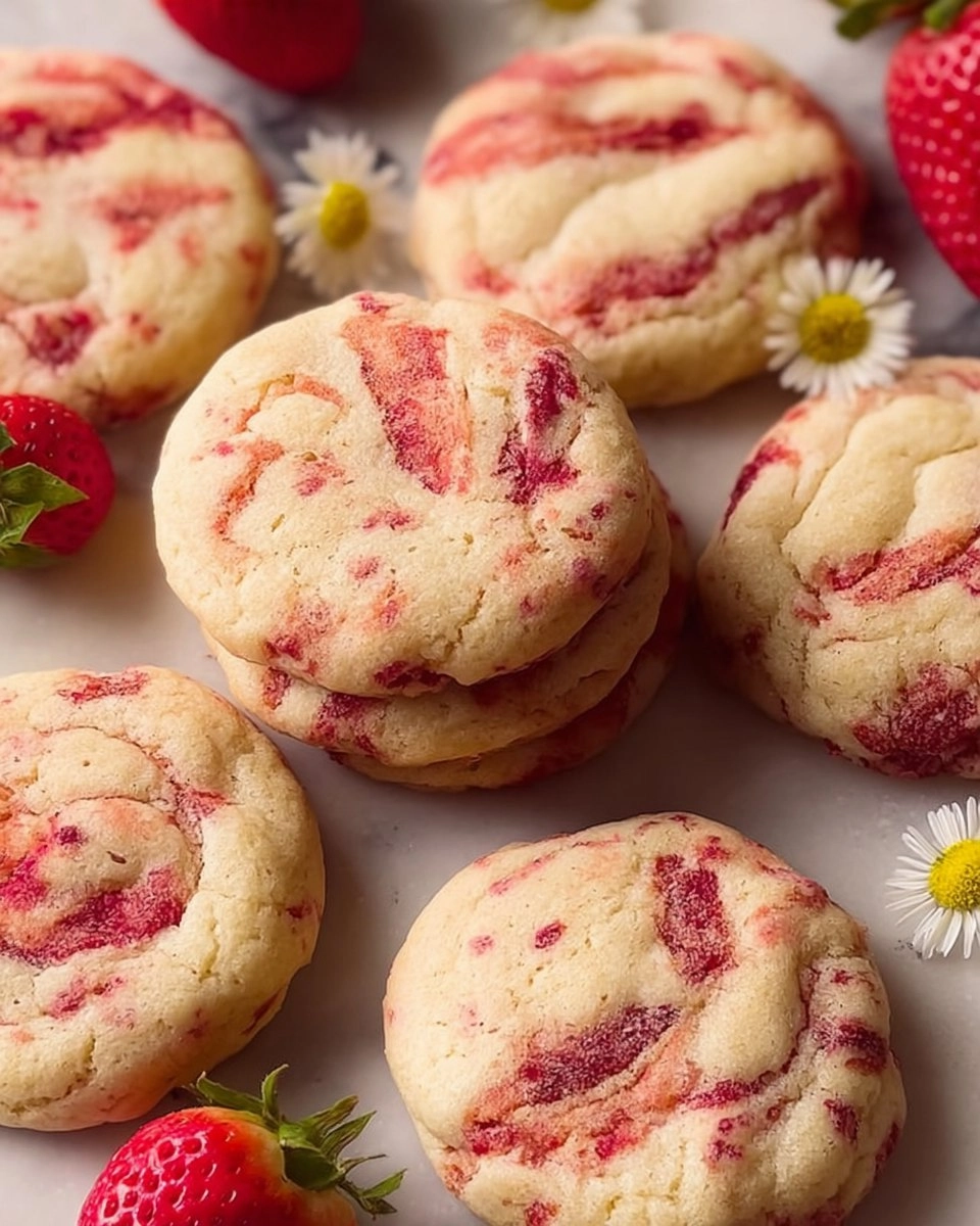 Strawberry Cheesecake Cookies