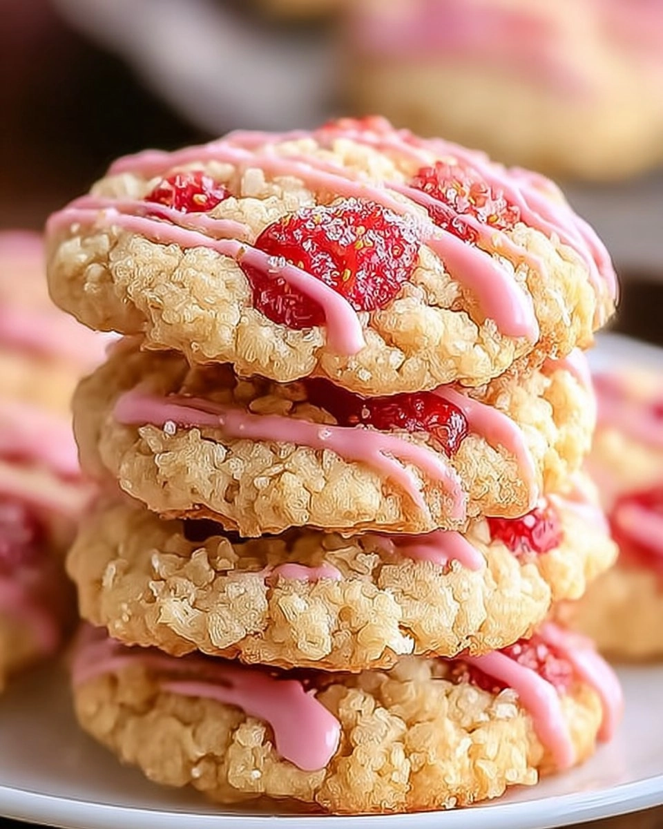 Strawberry Crunch Cookies