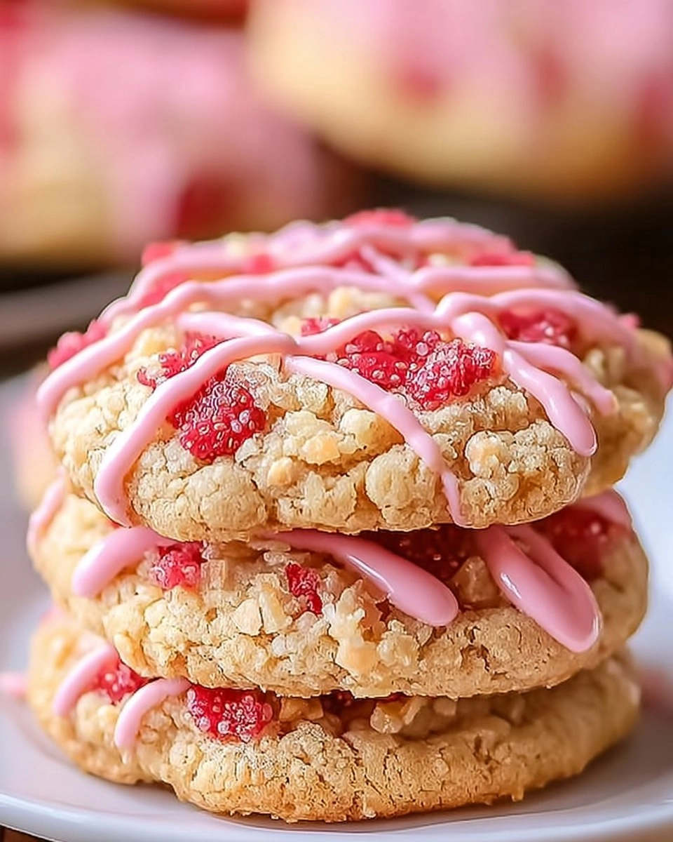 Strawberry Crunch Cookies