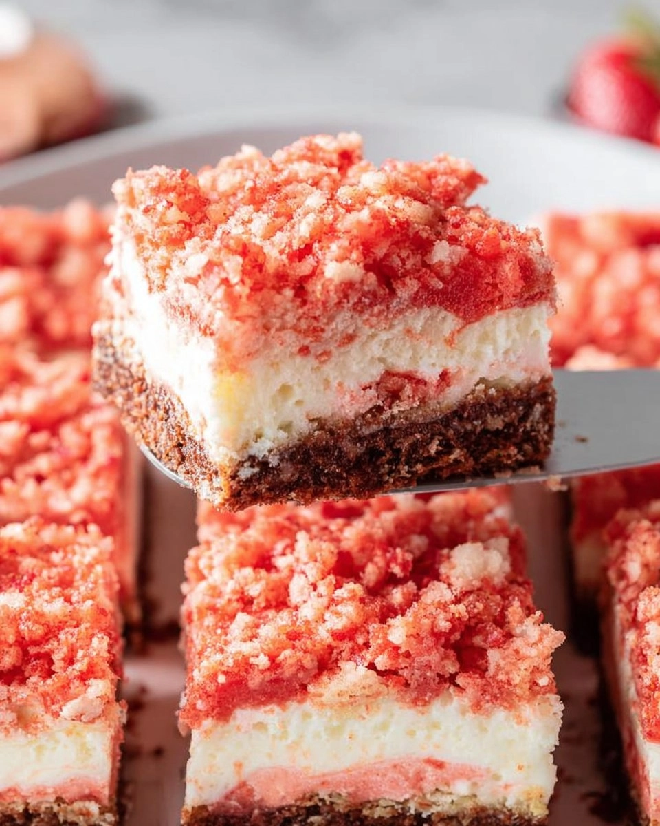 Strawberry Shortcake Brownies
