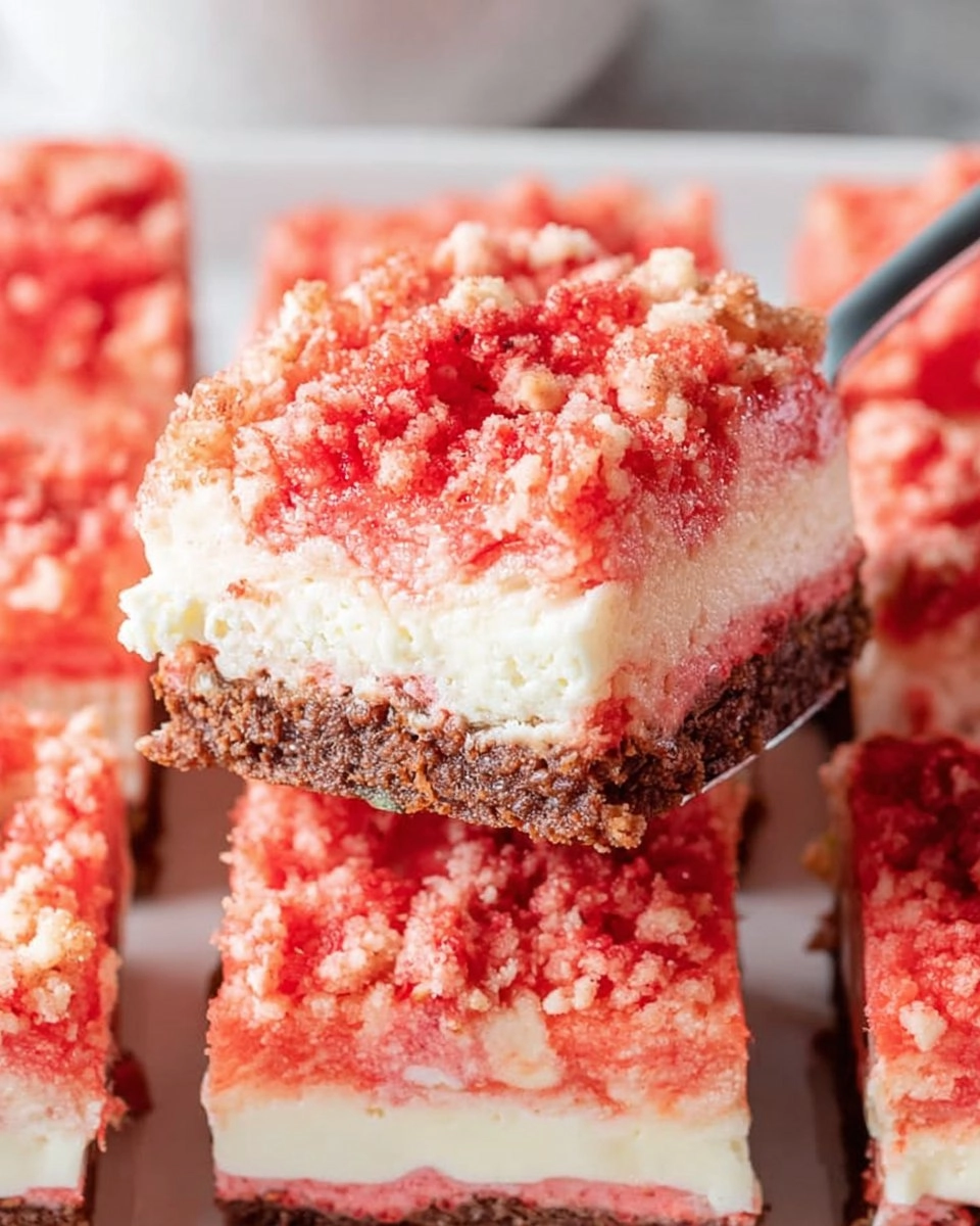Strawberry Shortcake Brownies