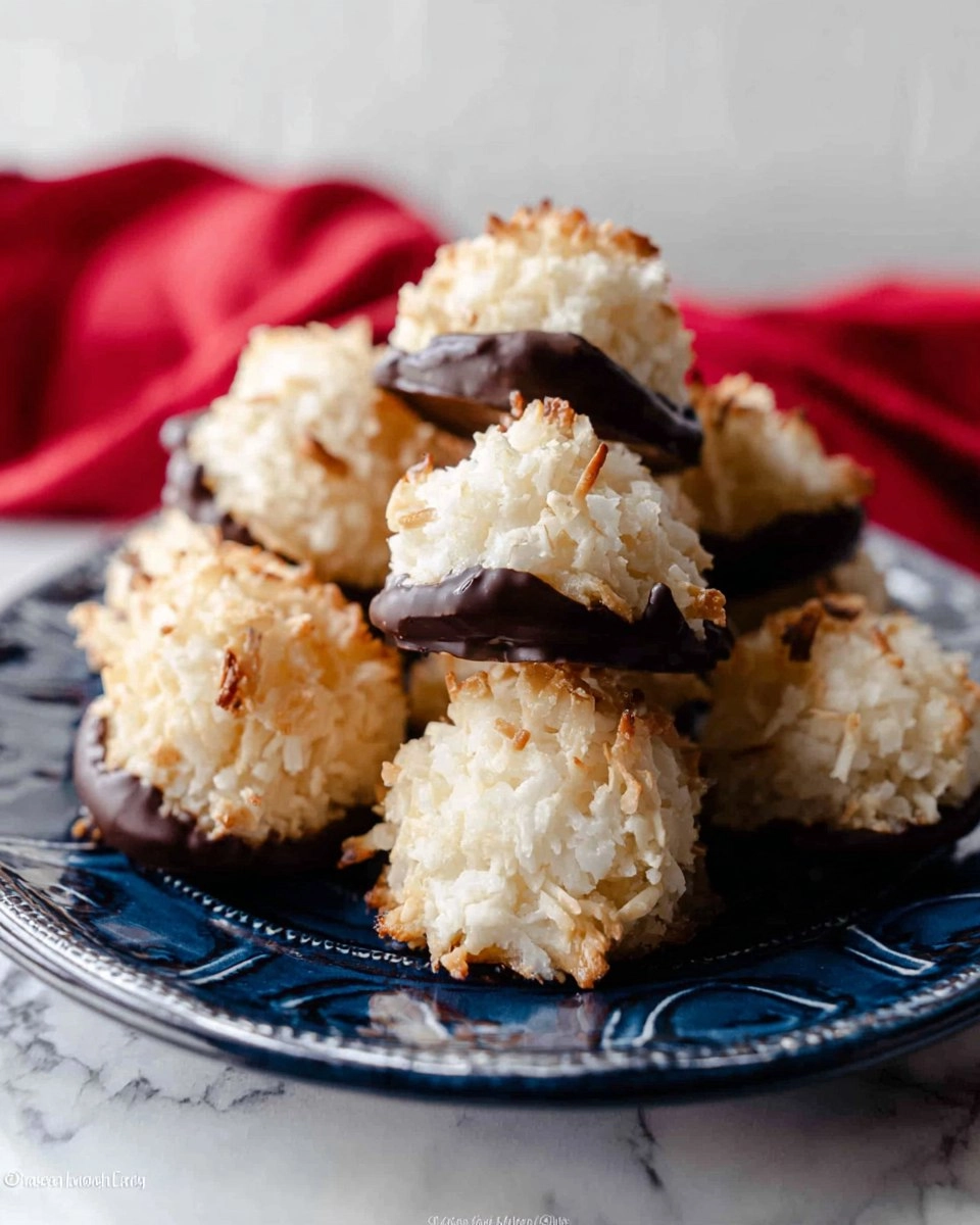 Valentine Coconut Macaroons
