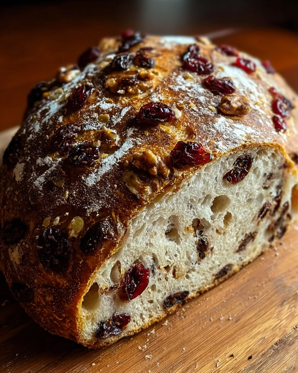 Valentine Cranberry Raisin Walnut Cinnamon Artisan Bread 96 Valentine Cranberry Raisin Walnut Cinnamon Artisan Bread