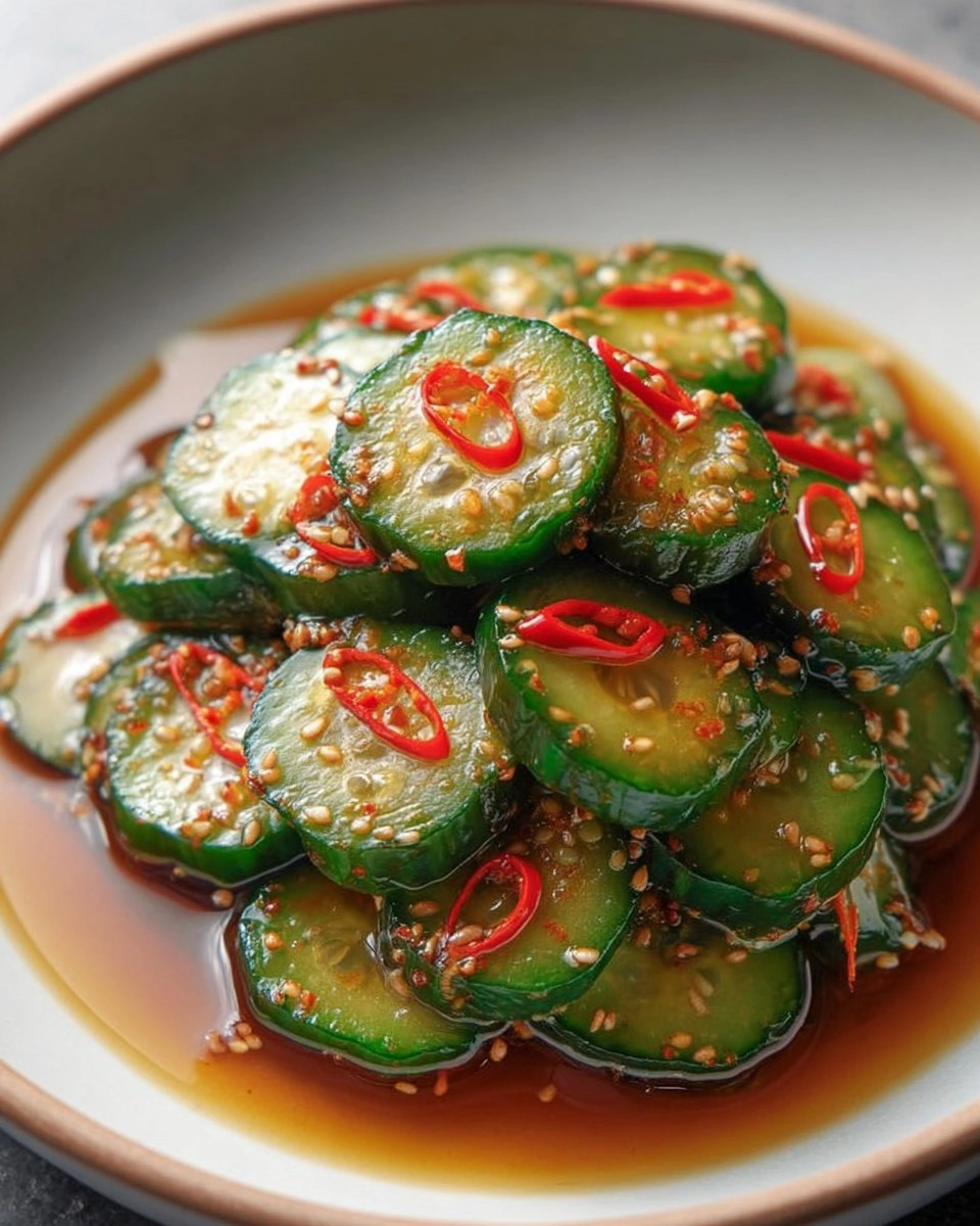 Valentine Easy Spicy Cucumber Salad (Din Tai Fung Copycat)