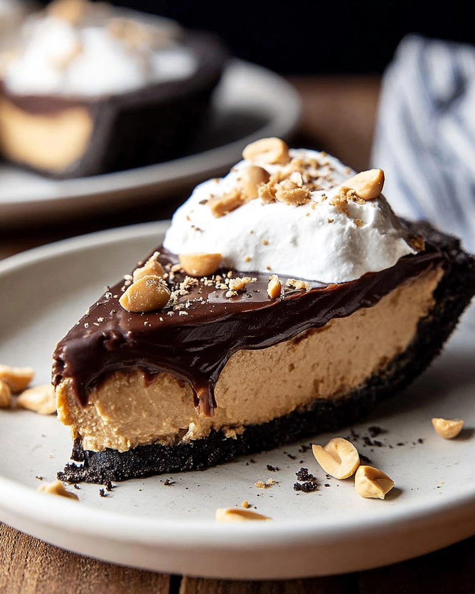Valentine Irresistible Chocolate Peanut Butter Pie