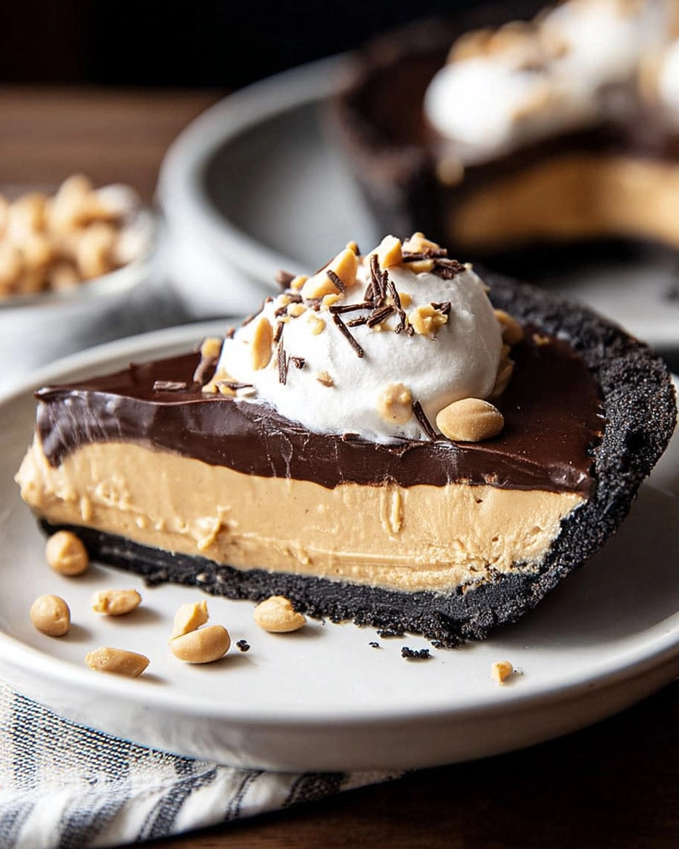 Valentine Irresistible Chocolate Peanut Butter Pie