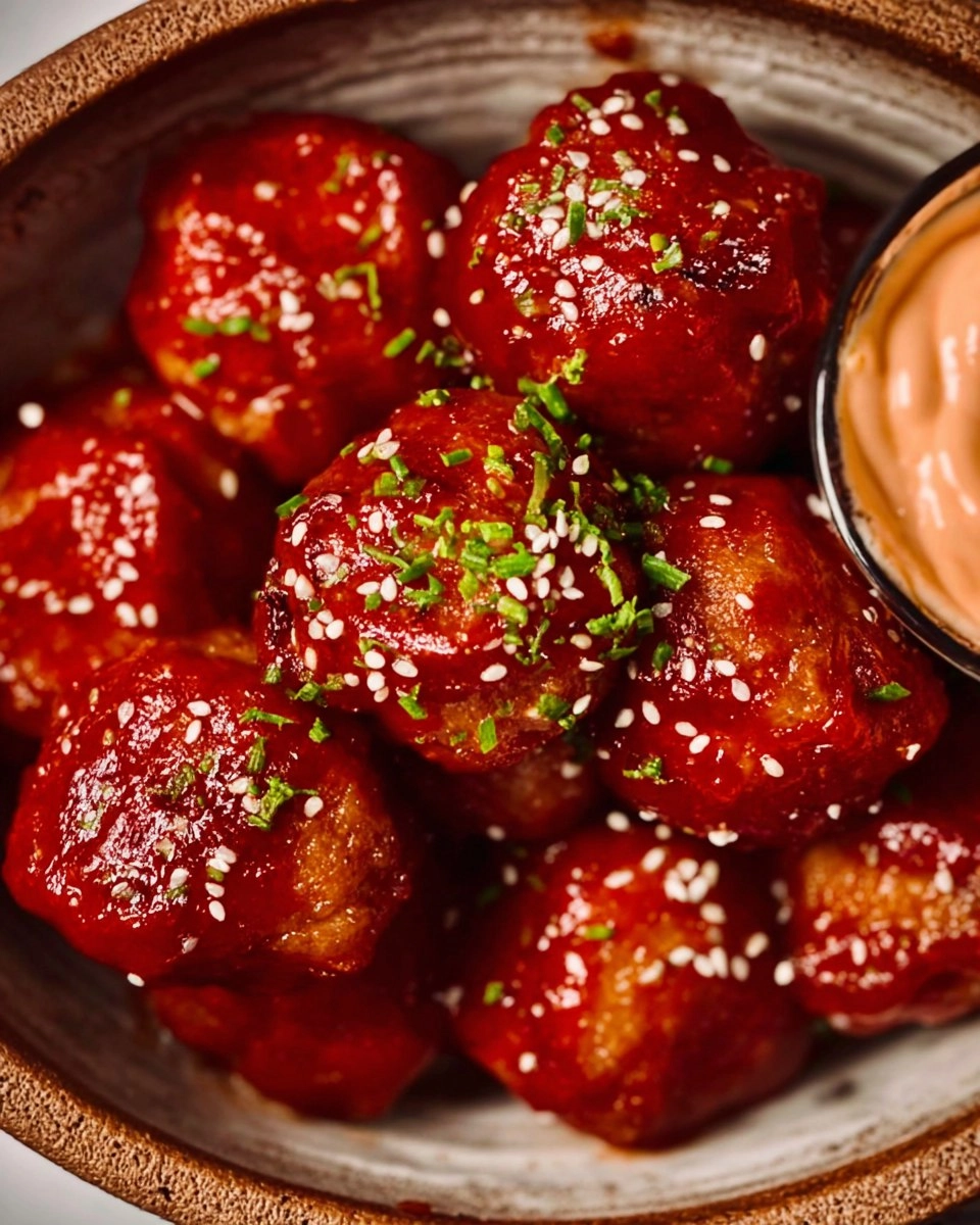 Valentine Korean BBQ Meatballs and Spicy Mayo Dip 176 Valentine Korean BBQ Meatballs and Spicy Mayo Dip