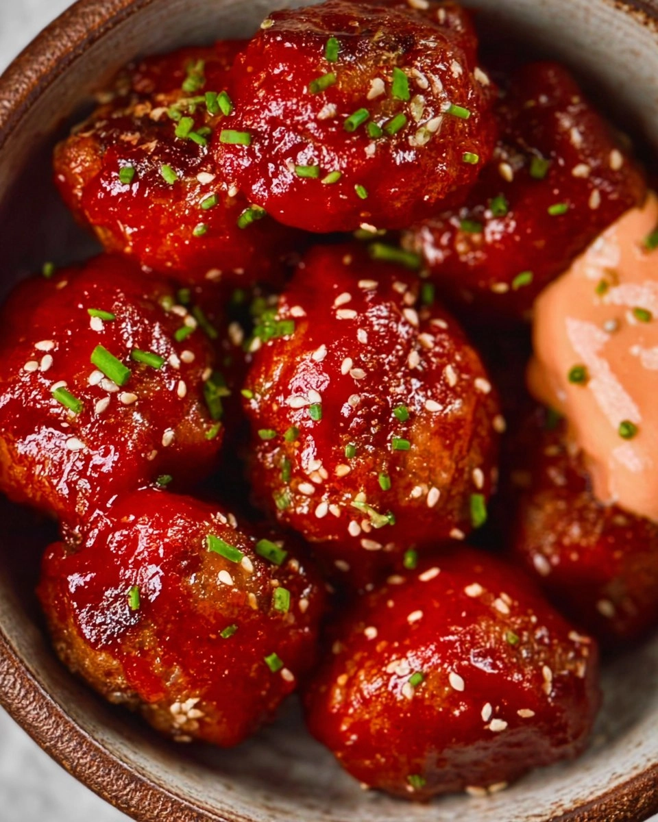 Valentine Korean BBQ Meatballs and Spicy Mayo Dip 177 Valentine Korean BBQ Meatballs and Spicy Mayo Dip