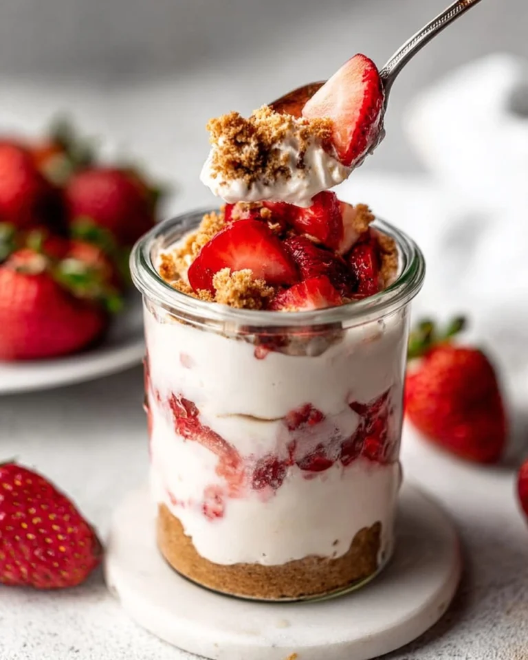 Valentine-Strawberry-Cheesecake-Overnight-Oats-Easy-Make-Ahead-Breakfast-Recipe